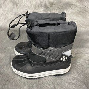 TF Star Thermolite Snow Boots Kids XL 11-12 Yrs Black